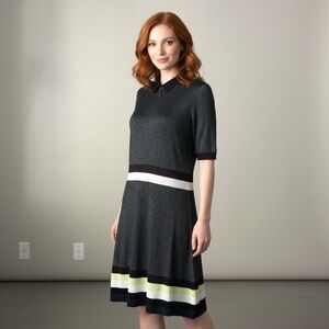 Ted Baker mid length collared sweater dress size 4